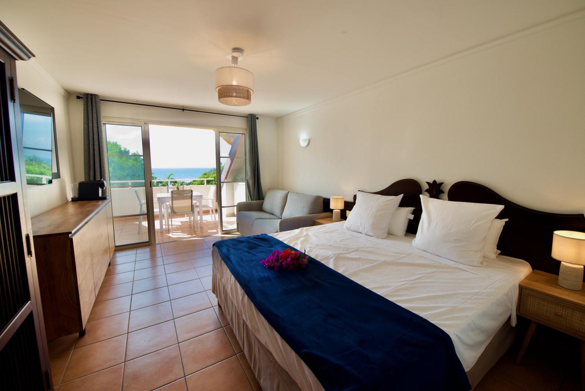 Studio Olia A P&V - Plages, Piscines Et Vue Mer! Sainte-Anne  Ngoại thất bức ảnh