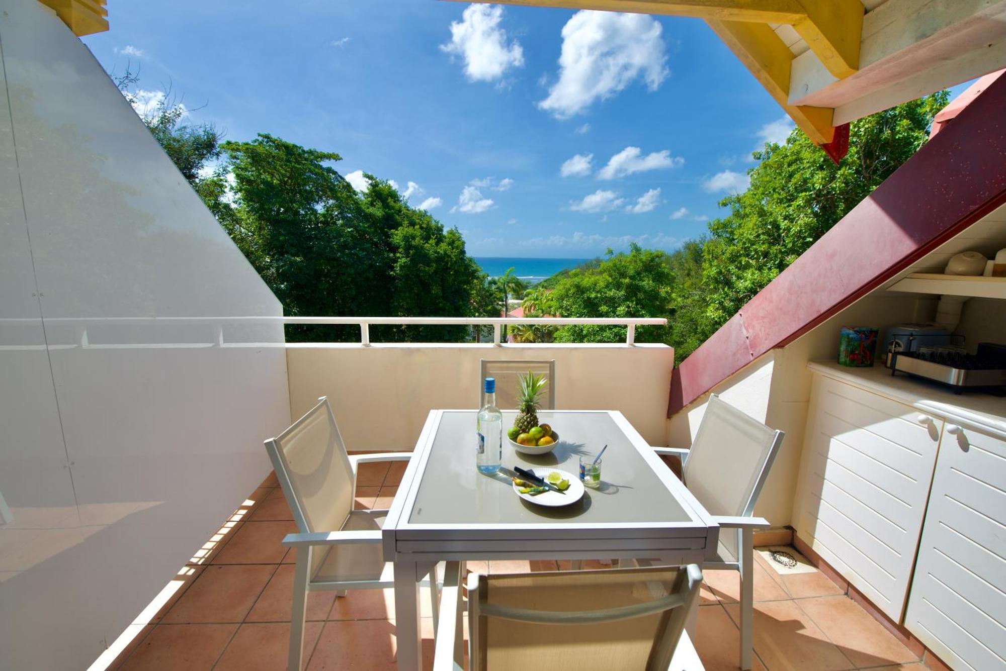Studio Olia A P&V - Plages, Piscines Et Vue Mer! Sainte-Anne  Ngoại thất bức ảnh