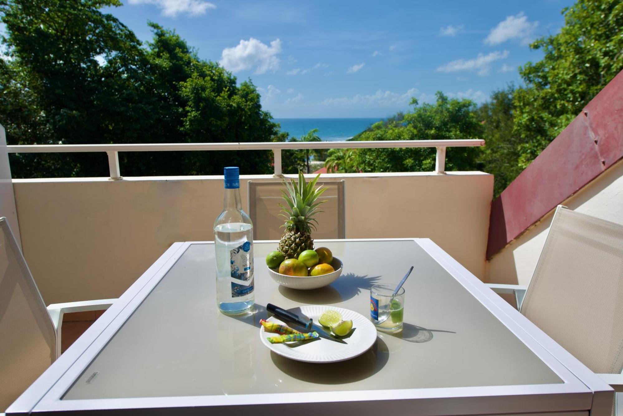 Studio Olia A P&V - Plages, Piscines Et Vue Mer! Sainte-Anne  Ngoại thất bức ảnh